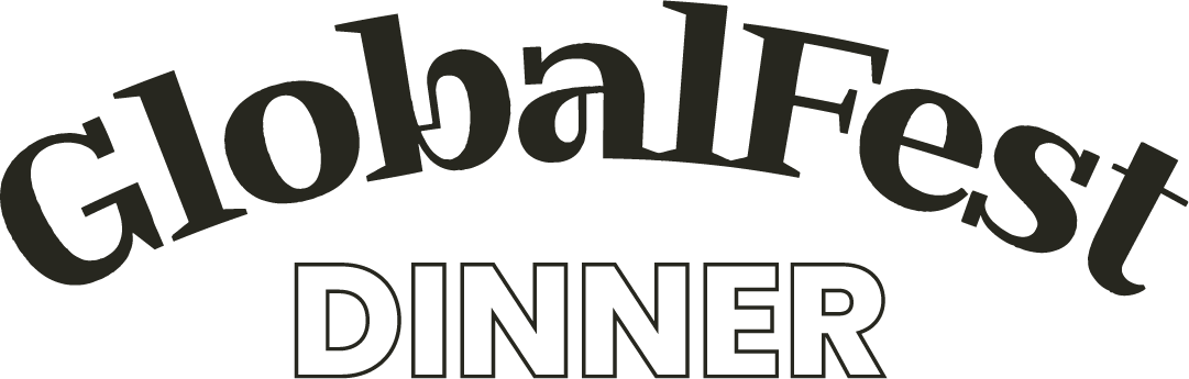 GlobalFest Dinner Logo (Black)